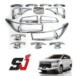 ฝาครอบมือจับคาร์บอนไฟเบอร์ชุดคอมโบไฟหน้าสำหรับ2014 <span class=keywords><strong>Innova</strong></span> 2021ชิ้นส่วนร่างกาย - Product Image 3