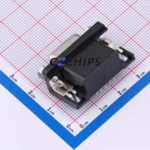 X0615FT7B3 D-Sub/VGA Connector Bent Lead Through Hole Connector High Density D-Sub Female 15P Right Angle Insert - Product Image 2