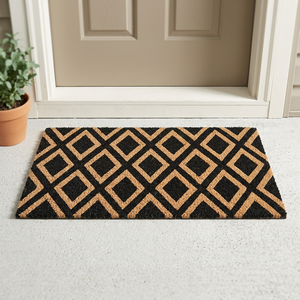 Alfombrillas Modernas de PVC con Diseño de Coco, Tapetes de Bienvenida para Exteriores, Antideslizantes, con Patrón de Rompecabezas, para Sublimación - Product Image 3