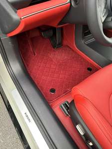 Tapis de sol de voiture en cuir antidérapants et imperméables de la série 5 Design de luxe haut de gamme pour 5 places Conduite à gauche/à droite - Product Image 4