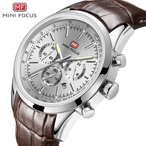 Montres-bracelets en cuir pour hommes, montres à quartz pour hommes d'affaires, montres étanches lumineuses pour hommes - Product Image 3