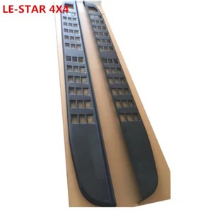 Marchepieds latéraux tout-terrain <span class=keywords><strong>LE</strong></span>-STAR 4X4 en acier inoxydable noir pour Ranger Raptor T6 et <span class=keywords><strong>T7</strong></span> Facelift 2012-2018, sécurité - Product Image 2
