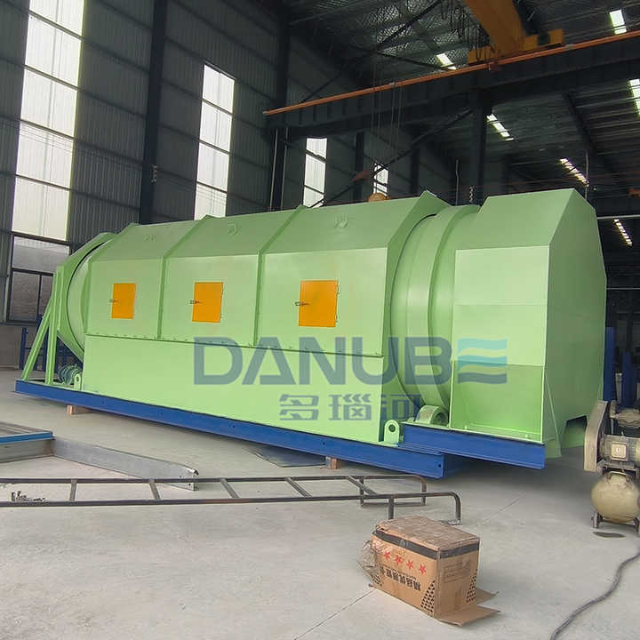 Municipal Landfill Waste Sorting Machine Stale Garbage Disposal Machine Trommel Screen