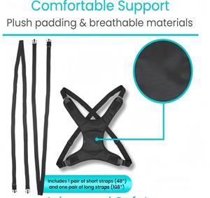 Correa de sujeción de seguridad para silla de ruedas, cinturón anticaída para ancianos - Product Image 3