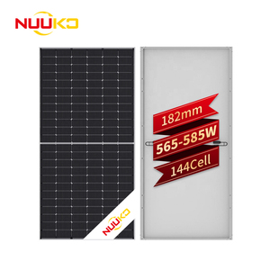 แผงโซลาร์เซลล์ Nuuko 585W N-Type Topcon แบบโมโนสองหน้า ขนาด 182 มม. แบบ Half Cut Cell กำลังไฟ 570/575/580/590 วัตต์ พร้อมกรอบอะลูมิเนียม - Product Image 3