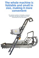 Monte-charge compact pour usage domestique - Élévateur de marchandises électrique mobile automatique avec rail de transport et plateforme