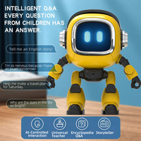 Robot de bureau interactif intelligent IA avec commande vocale, animal de compagnie interactif pour bureau, maison, espace de travail, pour le développement précoce des enfants