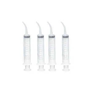 12cc стоматологический слепочный аспирационных согнутая стоматологический шприц для промывания бутылок