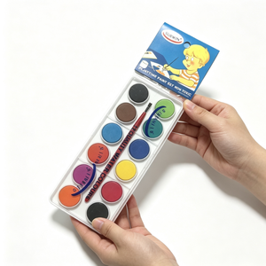 Factory Direct <b>12</b> Colors Watercolor Paint Set Solid Watercolor Cake Set for Kids Art Supplies for Students - Product Image 2