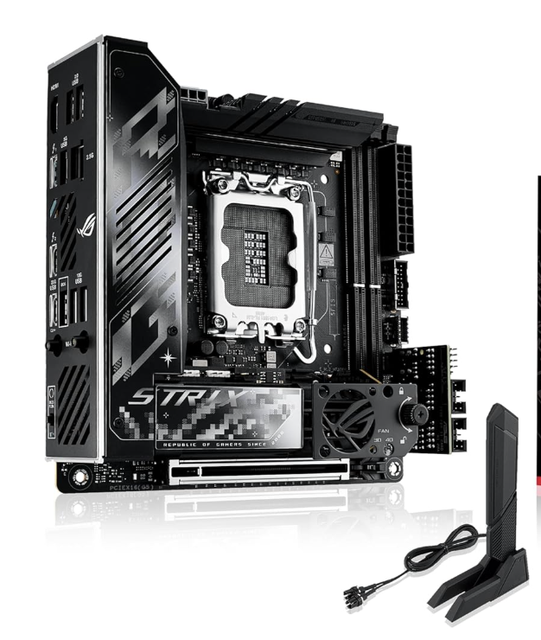 ROG STRIX Z890-I Gaming WiFi Intel Z890 LGA 1851 Mini-iTX Desktop Motherboard Intel Core Ultra Series 2 Ready Advanced AI Double