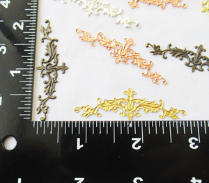 Lianas Laiton Plante Filigrane Trouver 52x16mm Laiton Estampage - Product Image 6