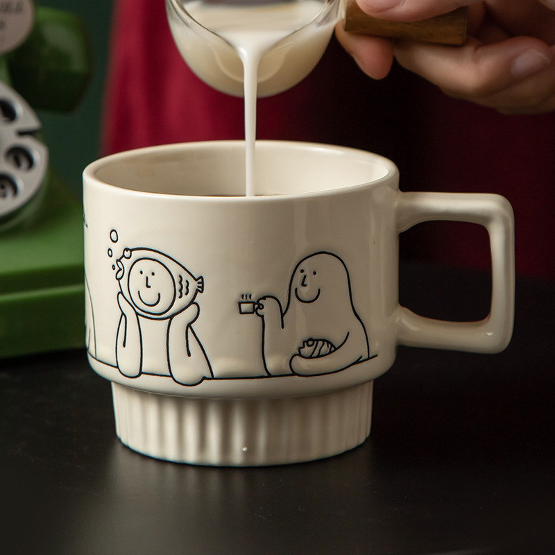 Dans la tasse de poisson unique