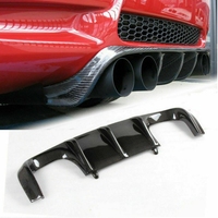 Fibre de carbone de style HM pour BMW série 3 Double face Double diffuseur de sortie d'échappement Applicable pour les modèles 2009-2013 E90 E92 E93 M3