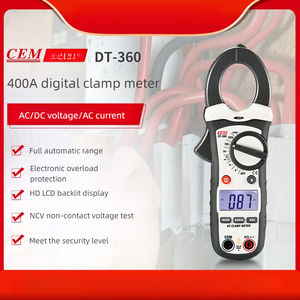 เครื่องหนีบดิจิตอล <span class=keywords><strong>CEM</strong></span> สำหรับวัดแรงดันไฟฟ้า ac/dc DT-<span class=keywords><strong>360</strong></span>มิเตอร์วัดกระแสดิจิตอลความแม่นยำสูง - Product Image 2