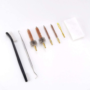 ชุดแปรงทำความสะอาดลำกล้องปืนทองแดง พร้อมขนแปรงไนลอนและแท่งโลหะ ความหนา 0.2 มม. สำหรับการบำรุงรักษาอาวุธปืน - Product Image 4