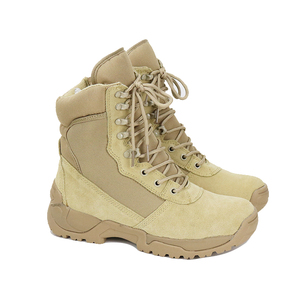 <span class=keywords><strong>Bottes</strong></span> de désert avec fermetures éclair et sangles en cuir de vache suédé, tissu oxford supérieur, <span class=keywords><strong>bottes</strong></span> de sécurité confortables et belles - Product Image 1