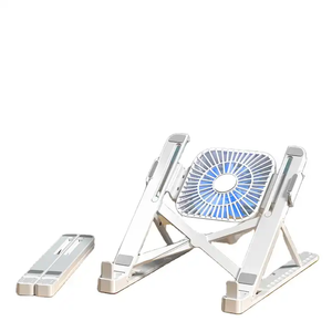 ขาตั้งแท็บเล็ตพกพาแบบโลหะสำหรับเล่นเกมส์ ปรับระดับได้ พับเก็บได้ พร้อมพัดลมระบายความร้อน <span class=keywords><strong>ราคา</strong></span>โรงงาน รองรับ OEM - Product Image 1