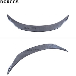 Original for Q50 Q50S ASPEC Style Honeycomb Carbon Fiber Non Perforated Rear Spoiler Trunk Wing 2013-2023 Carbon Fiber - Product Image 2