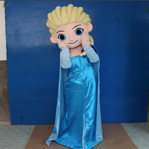 Offre Spéciale <span class=keywords><strong>Elsa</strong></span> princesse dessin animé mascotte Costumes <span class=keywords><strong>Olaf</strong></span> mascotte Costume pour Cosplay fête événement - Product Image 2