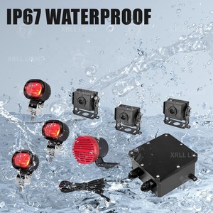 Điểm mù an toàn trở lại báo động 12V <span class=keywords><strong>LED</strong></span> cảnh báo phát hiện ánh sáng kho tránh xe nâng chống va chạm gần hệ thống cảnh báo - Product Image 2