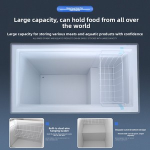 Commercial Large Capacity Horizontal <b>Freezer</b> Full Copper Tube Air Cooling Energy Efficient Level 1 Quick Frost Free 1 1 1 1 1 1 - Product Image 3