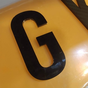 Numéros de plaque d'<span class=keywords><strong>immatriculation</strong></span> de <span class=keywords><strong>voiture</strong></span> en acrylique 3D pour plaque d'<span class=keywords><strong>immatriculation</strong></span> de véhicule - Product Image 2