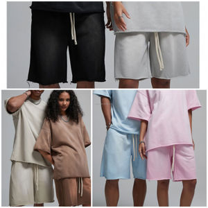 <b>Shorts</b> Wholesale Custom Cotton Heavyweight Vintage <b>Shorts</b> Blank <b>Mens</b> <b>Sweat</b> <b>Shorts</b> Manufacture Wholesale - Product Image 2