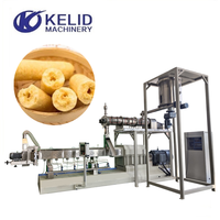 Nouvelle ligne de production complète d'extrudeuse à double vis, grande capacité, pour la fabrication de boules de fromage soufflées et de snacks de maïs soufflé, électrique/à vapeur