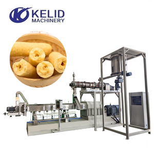 New Double Screw Extruder Full Production Line Large Capacity Electric/Gas Steam Puffing Cheese Ball Puffed <strong>Corn</strong> <strong>Snacks</strong> Making - Product Image 4