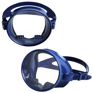 Máscara de Buceo Ovalada de Lente Única Clásica Sinodiving, <span class=keywords><strong>Snorkel</strong></span> Redondo sin Marco <span class=keywords><strong>con</strong></span> Vista Amplia de Silicona para Buceo Libre y Natación - Product Image 1
