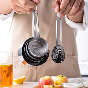 Food Grade Stainless Steel <strong>Measuring</strong> Spoons <strong>Cups</strong> Set Heavy Duty Kitchen Measurement Tools For Dry And Liquid Ingredients - Product Image 2