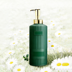 Botella de Champú de Plástico PET de Lujo de 500 ml, Botella Cosmética Redonda con Pulverizador - Product Image 4