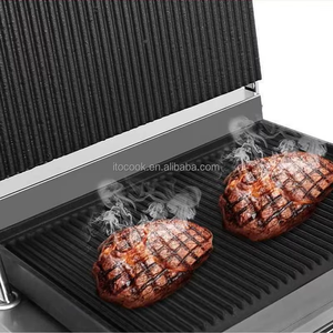 Grill panini électrique professionnel, presse à panini, machine à sandwich, grill de contact à plaque unique - Product Image 5