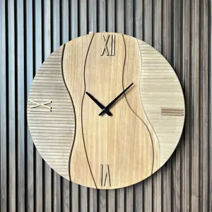 61*69cm L Size Wholesale Manufacturer Modern Simple Metal Home Decor Wall Clocks Decorative Large Wall Watch For Living Room