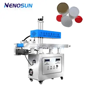 Nenosun Automatic Induction Bottle And Cup Aluminum Foil Gasket Sealing Machine for Sauce Juice Medical Bottle