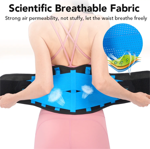 Cinturón de entrenamiento de cintura ajustable para mujer, <span class=keywords><strong>elasticidad</strong></span> de compresión, soporte Lumbar para la parte inferior de la espalda - Product Image 6