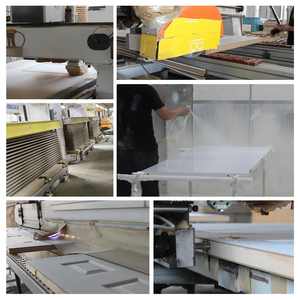Cửa nội thất hiện đại tùy chỉnh gỗ rỗng sơn lót đúc MDF cửa gỗ khách sạn Shaker phong cách cửa cho ngôi nhà thiết kế mới nhất - Product Image 4