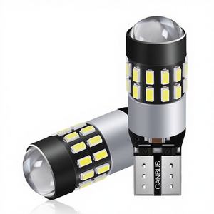 หัวเผาป้ายทะเบียนรถยนต์12V 3014 30smd W5W ไม่มีขั้วหลอดไฟ LED T10ไม่มีข้อผิดพลาดโรงงานใหม่ - Product Image 1