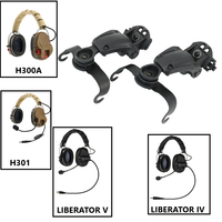 Adaptateur de rail de casque tactique TAC-SKY TS compatible avec les cache-oreilles de tir tactique LIBERATOR V IV /H300 /H301Tactical