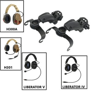 TS TAC-SKY visore tattico accessorio casco Rail adattatore compatibile con LIBERATOR V IV /H300 /H301Tactical tiro paraorecchie - Product Image 2