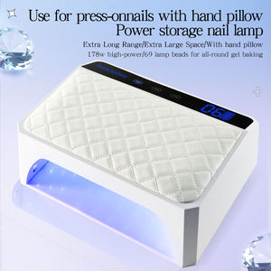 Lampe à LED UV haute puissance pour deux mains, rechargeable avec batterie de 28800 mAh, coussin pour les mains, lampe IV pour les ongles - Product Image 4