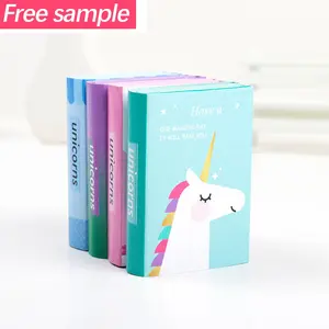 Tuỳ Chỉnh Dễ Thương Kawii Trường Sáng Tạo Pastel Màu Thích Hợp Cho Cô Gái Unicorn Chú Ý Dính