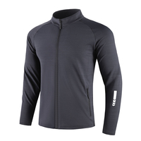 Vêtements d'équitation à séchage rapide avec logo personnalisé, sous-vêtements respirants pour cavalier, haut à manches longues pour homme avec fermeture éclair