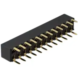 Hot Sell 2.54Mm H8.5 U Type Onderaan Instapdip Ronde Vrouwelijke Pin Header Connector