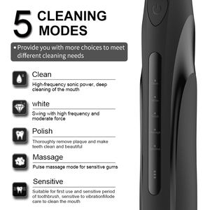 Smart travel portatile multifunzione elettronico sonic spazzolino da denti elettrico spazzolino da denti spazzolino elettrico ricaricabile oem - Product Image 4