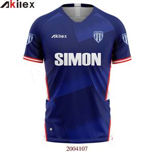 Jersey sepak bola asli pria, kaus sepak bola klub populer bahan Jersey tim nasional Model baru kustom pabrik Akilex - Product Image 4