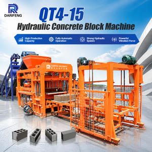 Máquina para Fabricar Bloques de Cemento QT4-15, Máquina para Fabricar Ladrillos en China - Product Image 1