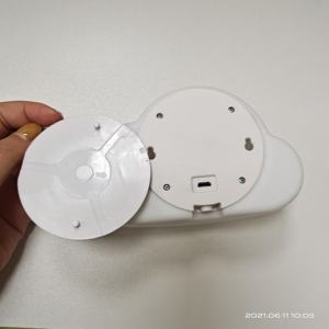 โคมไฟซิลิโคนระบบสัมผัสแบบสวิทช์ไฟกลางคืนไฟ LED โคมไฟกลางคืนติดผนังสำหรับห้องนอนรูปทรงสัตว์ทำจากซิลิโคนก้อนเมฆ - Product Image 3