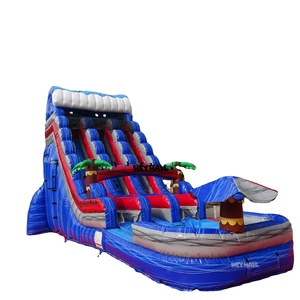 Tobogán Inflable de PVC y Vinilo para Adultos, Uso en Seco y Mojado, con Piscina <span class=keywords><strong>Desmontable</strong></span>, para Diversión de Verano, Precio Económico, Gran Venta - Product Image 1