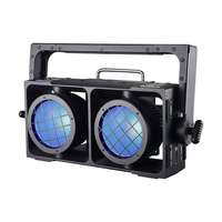 Luz LED RGBW 5 en 1 de Dos Ojos para Audiencia, Pantalla a Color de 1.77'', DMX RDM Multicanal, Luz Cegadora para Escenario, Estudio, Teatro, Conciertos